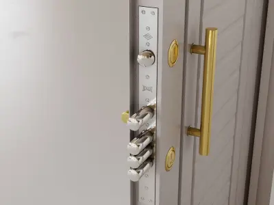 Apartment Exterior Door 3D model