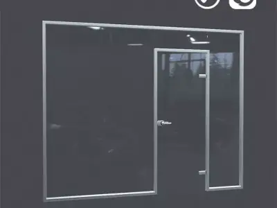Hoppe Glass Door 3D model