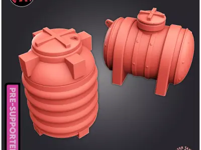 Water Tanks 3D print model