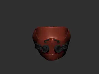 helmet high poly sculpt 3d printable 3D model