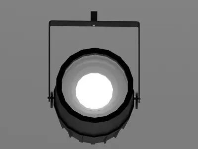  Studio ceiling lights Low-poly 3D model