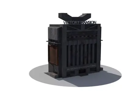 Run Down Building 3D model