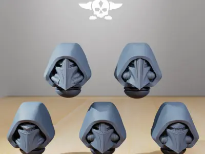 Space Knights Helmet 3D print model