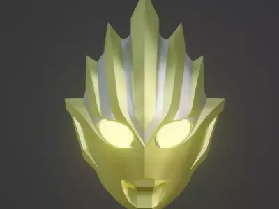 Ultraman Trigger Glitter Eternity 3D printable helmet 3D print model