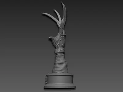 Freddy Krueger hand 3D print model