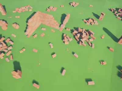 Low Poly Rocks Full Packs Low-poly 3D model
