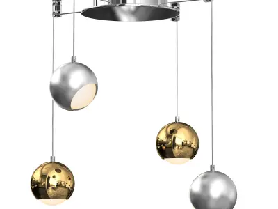 Spider Lamp 4 3D model