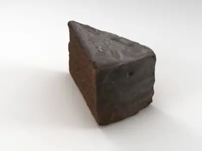 Chocolate Cake 015 3D model