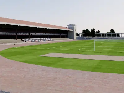 Old Olympisch Stadion - Antwerp Belgium 3D model