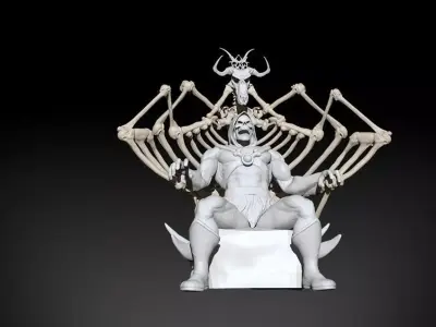 Skeletor from Winky fan art 3D print model