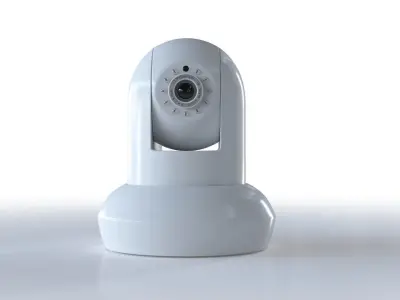 Home Camera Low Poly Low-poly 3D model