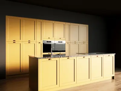 38-Kitchen2 matte 4 3D model