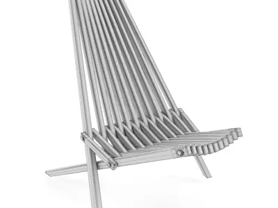 All Things Cedar CS23 Stick Chair 3D model