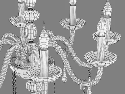 722064 Crista Osgona Chandelier 3D model