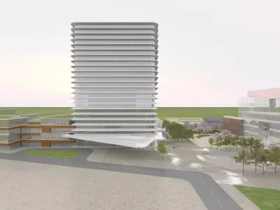 Business City Block with Simple Interior 3D model buy