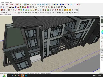 Villa 3d model free download 3D model