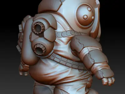 Super Short Shock Trooper 3D print model