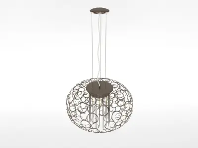 Dolcima pendant chandelier 3D model