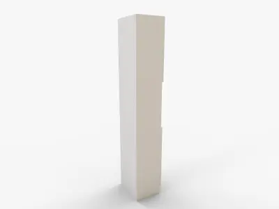 FOREHILL Bathroom Tall Cabinet Slim Storage 3D model