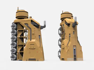 Sci Fi Modular Environment 18 3D model