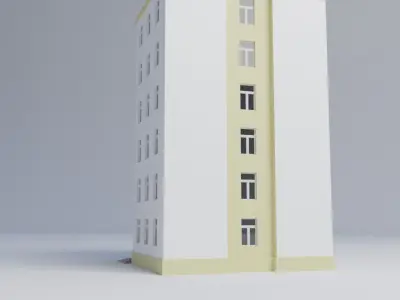 Apartment building 3D model