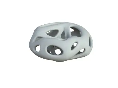 SciFi Cube Object No 65948 Low Poly Shape Low-poly 3D model