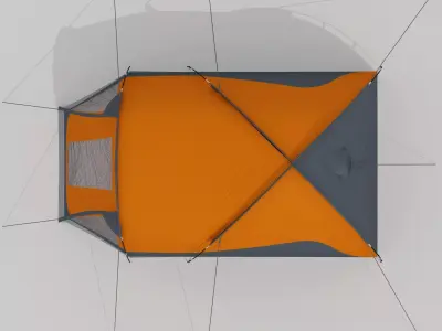 Camping Tent 3D model 4