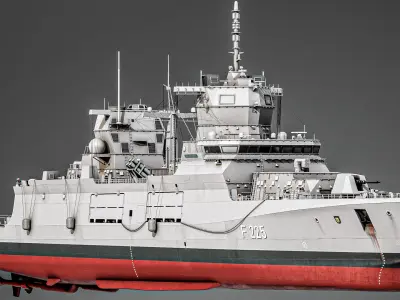  F125 Baden Wuerttemberg Class Frigate PBR 