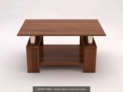 LOUNGE TABLE---Collection Ax10 3D Model Pack