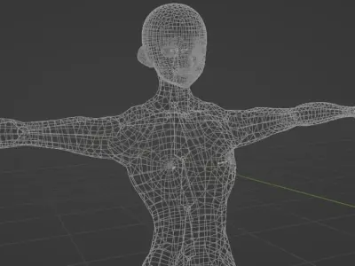 Rigged Black - White male Characters Pack - x20 Manga models Low-poly 3D model