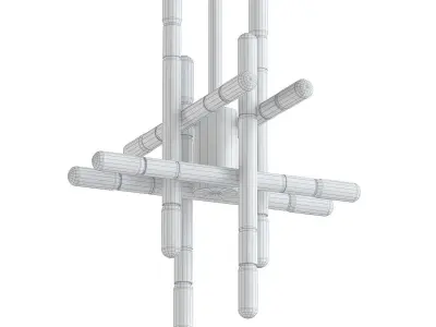 LE PENTAGONE PENDANT 3D model