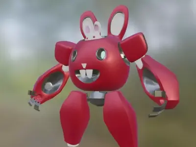 BUNNYBOT the Mecha 3D model