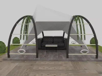 outdoor seating 3D model