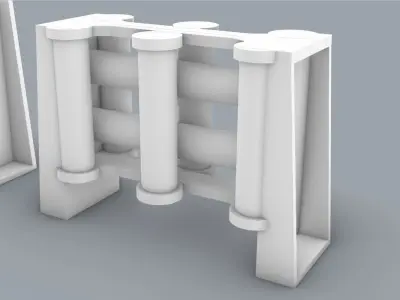 Fairlead Set  Low-poly 3D model