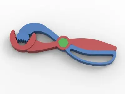 No Touch to Door Handle and Faucet 3D print model