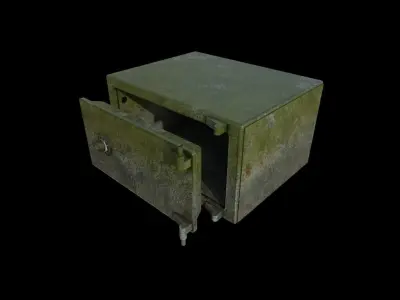 Safes Pack Low-poly 3D model
