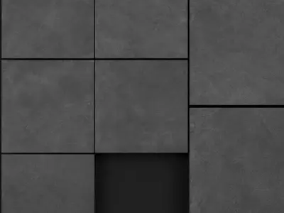 Zeus Ceramica Centro Grey 600x600 3D model