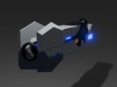 Supernova The Sword of Light Low-poly 3D model