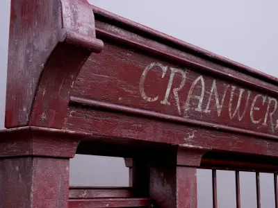 Old English Shop Front 8K Low-poly 3D model