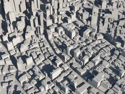 City 112 Low-poly 3D model