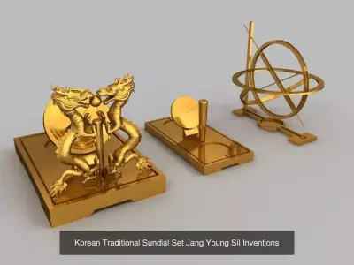 Jang Young-Sil Korean Timekeeping Masterpieces Collection 3D Model Pack