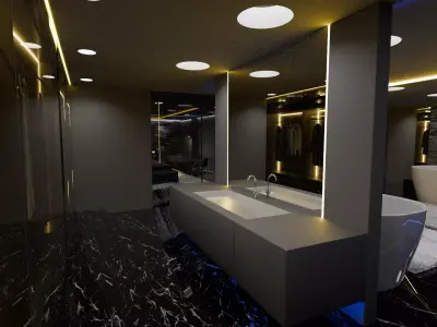 Hotel room 3D model shop