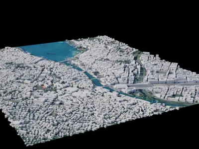 Zurich - Switzerland 3D model