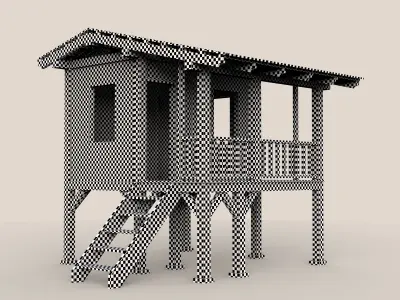 Childrens Playhouse 3D model