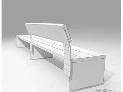 BENCH BANCAL 3D model