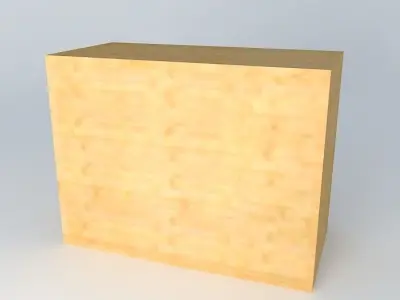 Chest of drawers HKOM4S 9 12 DOORS BRW Milano Oak 3D model