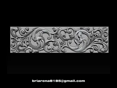 3D STL Models CNC Router - Carved decor 3D print model purchase