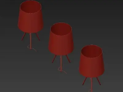 Eva Indirect light table lamp 3D model