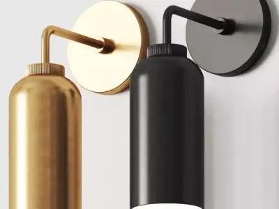 Pottery Barn Walker Cylinder Single Sconce 3D model