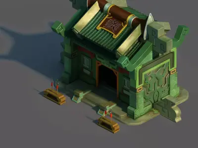Game Gang Building - Junior loyalty hall 3D model